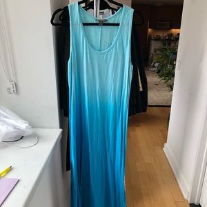 Tommy Bahama Light to Dark Blue Gradient Sundress